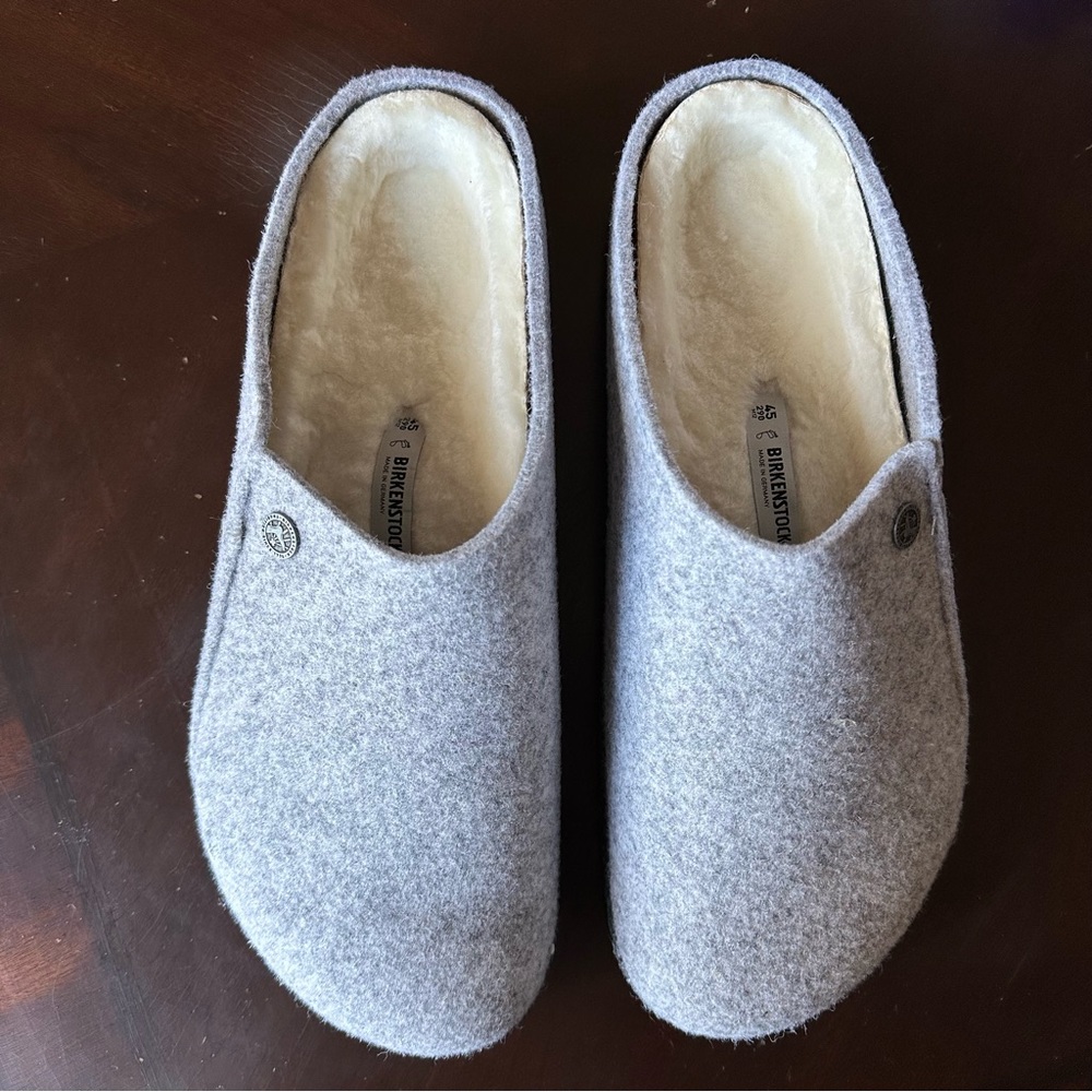 NEW Birkenstock Zermatt Shearling Wool Felt Light Greg Men’s Size 12-12.5